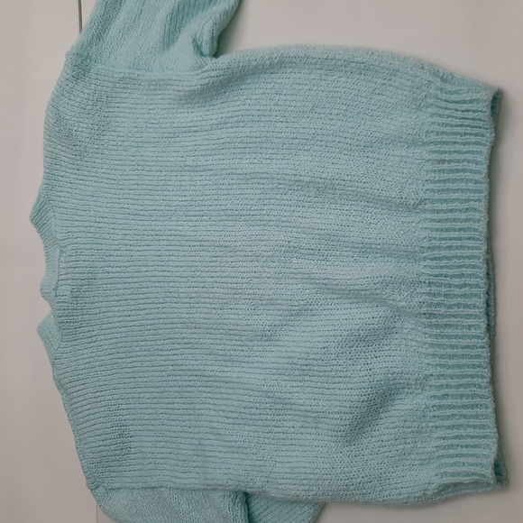 Vintage Sterling Harris Mint Green Sweater - Size L - Picture 4 of 9